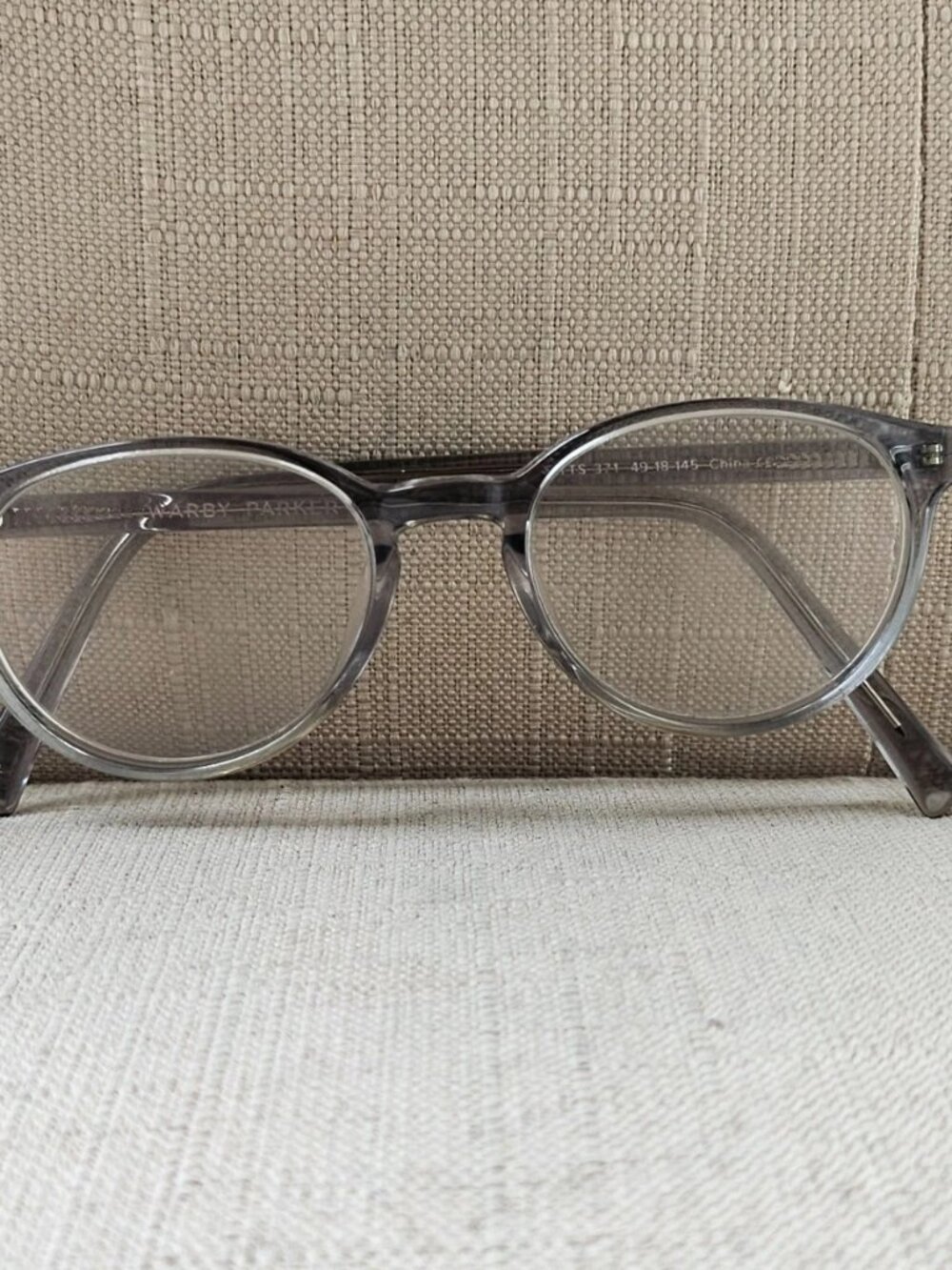 Warby Parker Eyeglasses Frame Gray Tone Eyewear WATTS 311 Unisex Glasses Frame - Picture 3 of 12